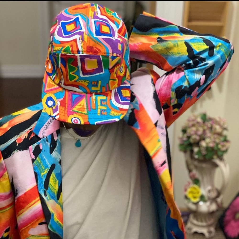 Graffiti 5 panel hat